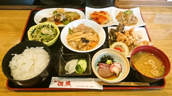 偶達＠福知山の日替わりランチ（９５０円）