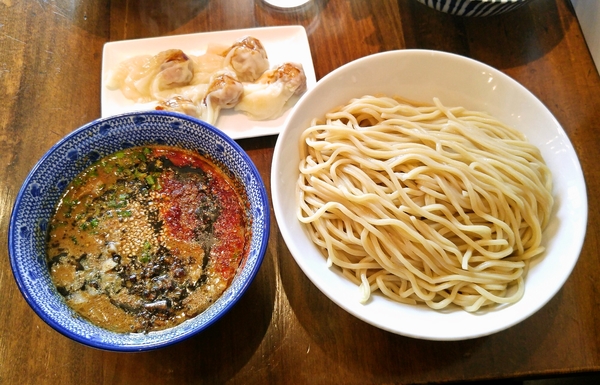 坦々つけめん+ワンタン☆