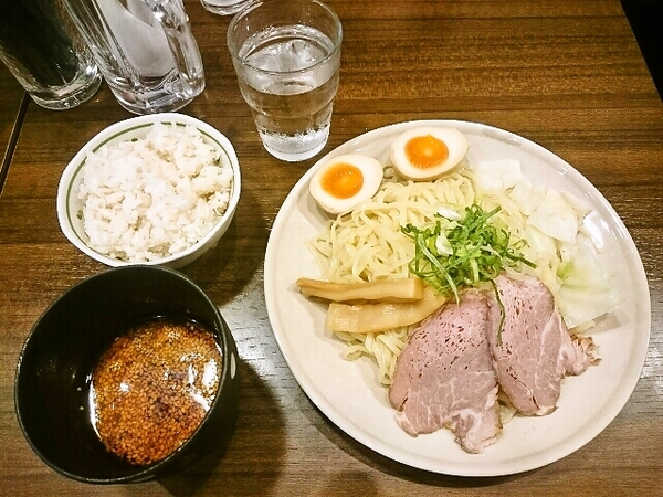 つけ麺(1辛)と鯛めし