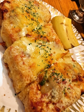 ピザトースト発祥の店でピザトースト