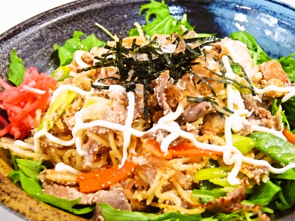 和風明太海鮮焼きそば