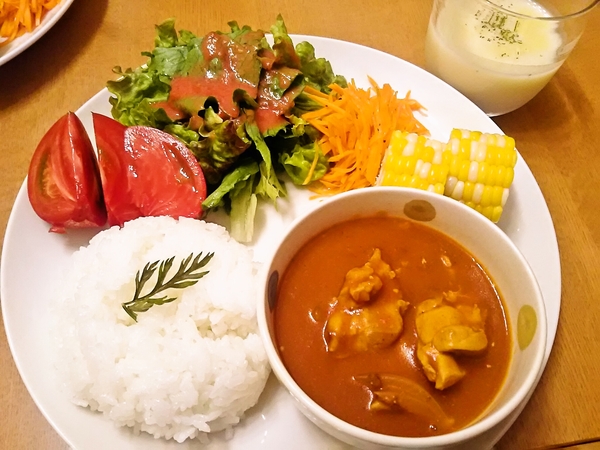 バターチキンカレープレート