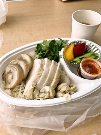 シンガポールチキンライス@星港飯店