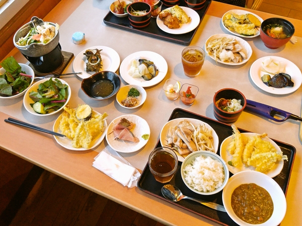 旅館の夕食☆