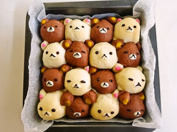 リラックマのちぎりパン♪