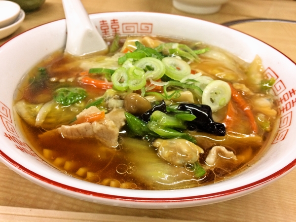 ガッツリ！あんかけラーメン♡片瀬白田の餃子軒