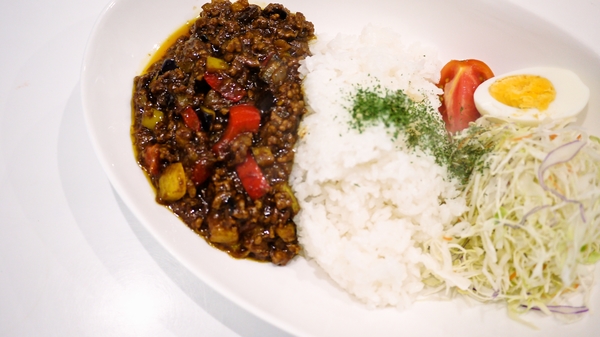 夏野菜のキーマカレー