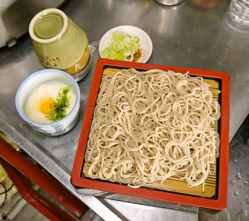お蕎麦屋さんのとろろそば☆