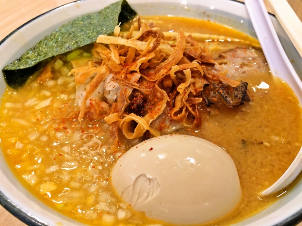 麺屋ななしぐれの北見名物！玉葱味噌ラーメン