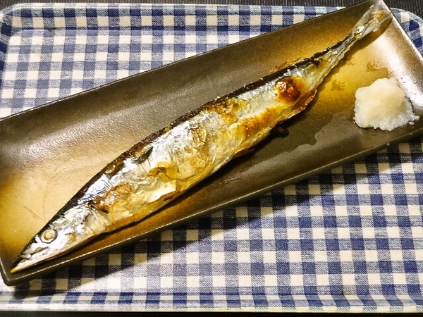 秋刀魚の塩焼き