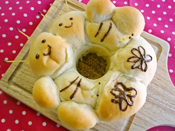 はちみつちぎりパン♪