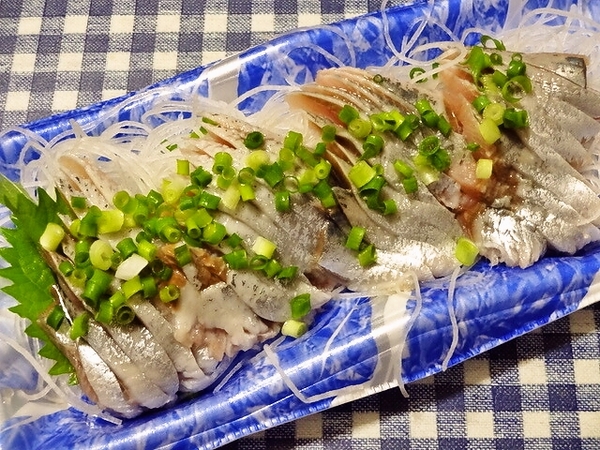 イワシの刺身