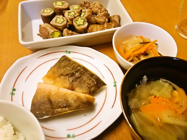 昨日の晩ごはん