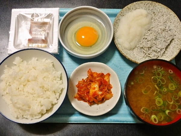 今日の朝食