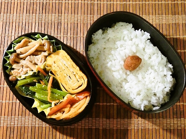 豚肉としめじの生姜焼き弁当
