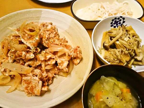 昨日の晩ごはん