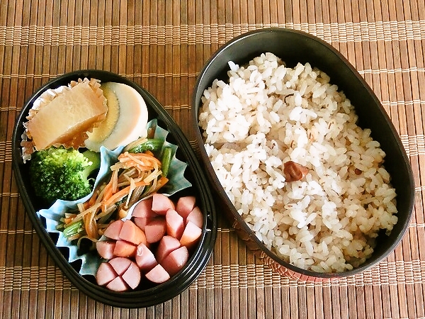 先日の残り詰合せ弁当