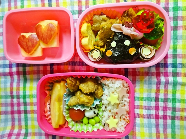 長女と次女のお弁当☆