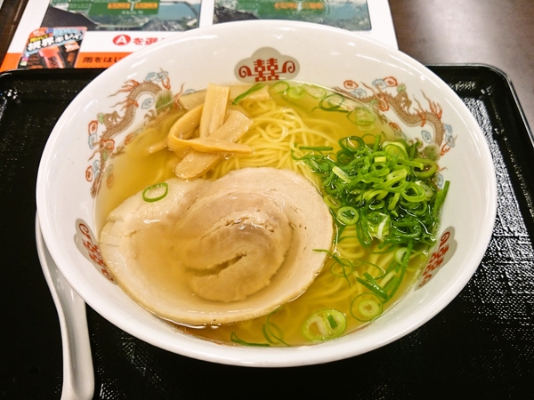 西紀ＳＡ（上り）の塩ラーメン