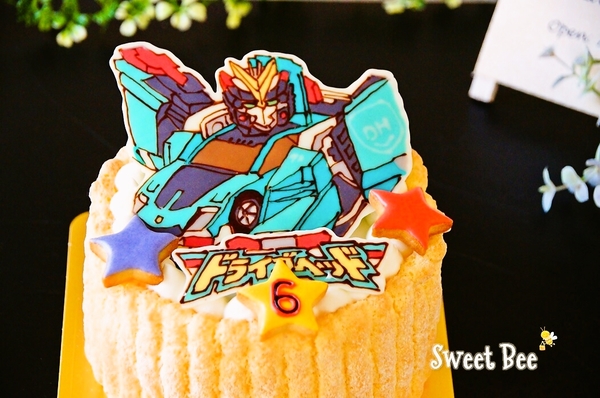 トミカ ドライブヘッドのケーキ