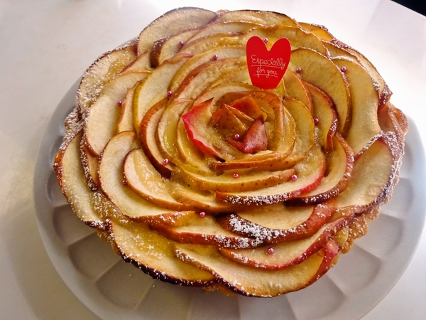 焼きりんごのタルト♡