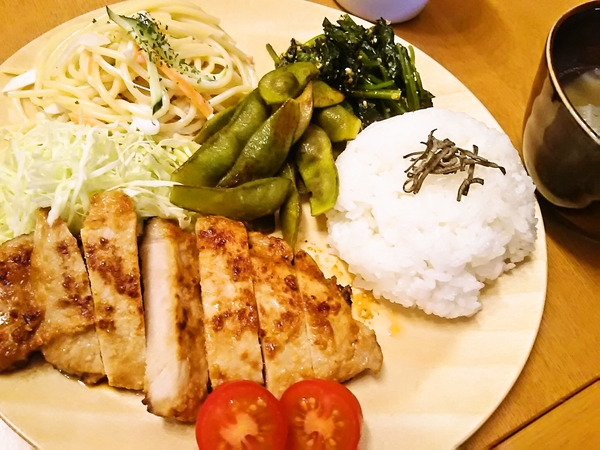 味噌漬けポークのワンプレートごはん