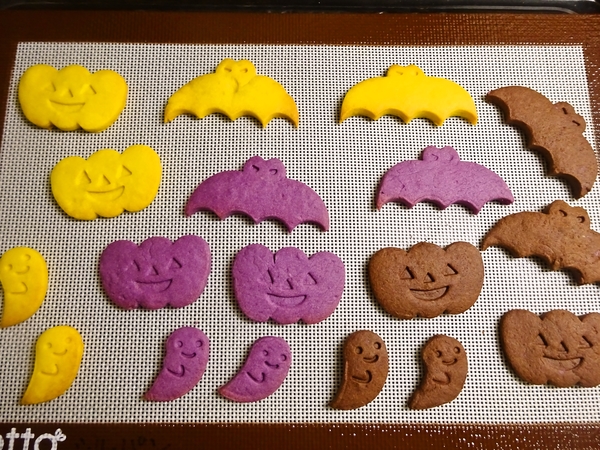 三色クッキー♪