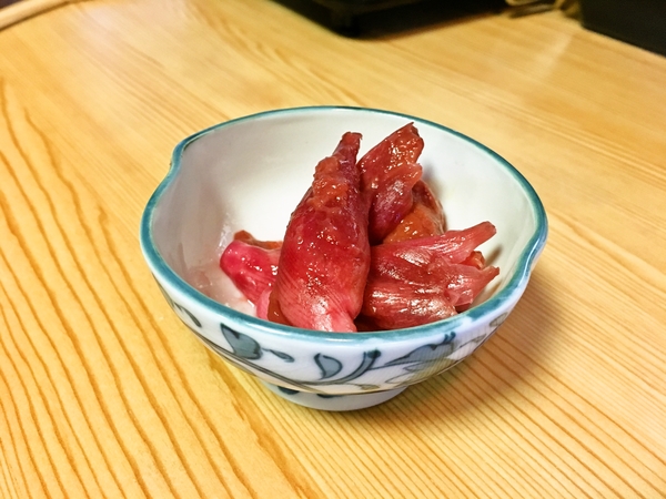 みょうがの梅漬け