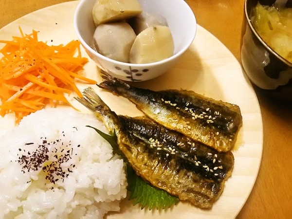 イワシのかば焼きのワンプレートごはん