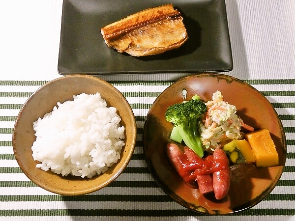 ほっけの晩ごはん