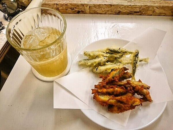 モロコの天ぷら&唐揚げ