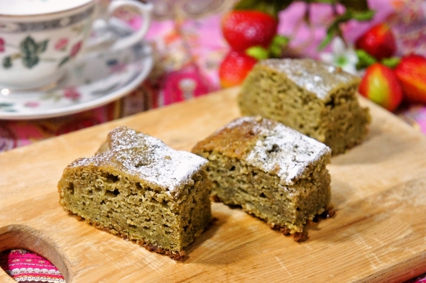 食べすぎ注意！トースターde絶品抹茶チーズケーキ♪