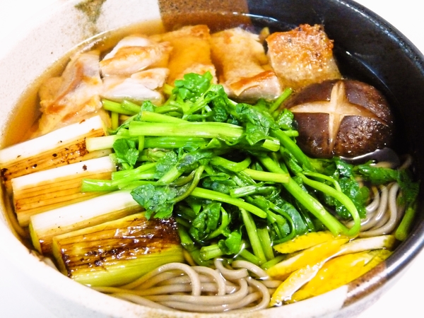セリたっぷりの鶏南蛮そば