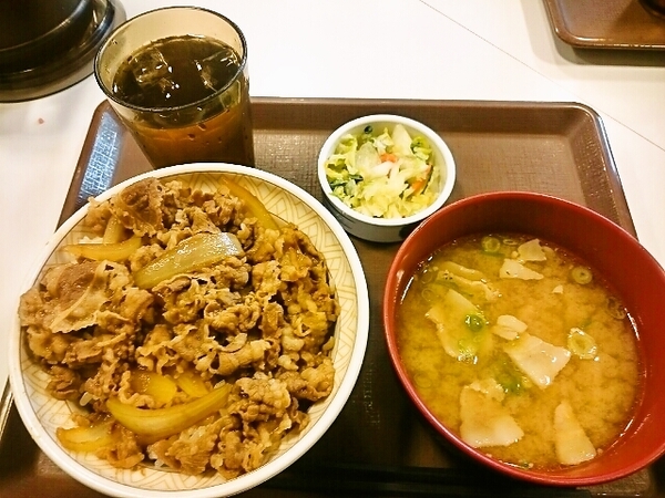 すき家の牛丼