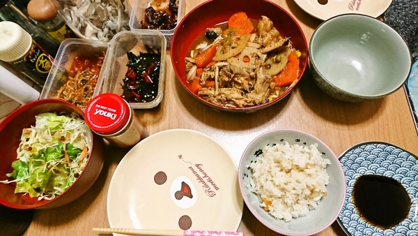 鶏と野菜の酢煮