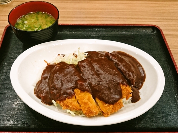 赤松ＰＡのデミカツめし（６８０円）