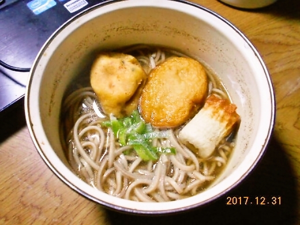おでんの具で、年越し蕎麦