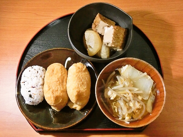 昨日の蕎麦つゆで生姜たっぷりかき玉汁
