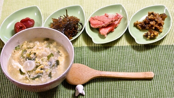 雑炊風七草粥～玄米ごはん～