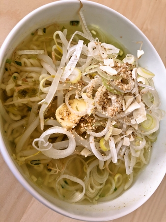 白いラーメン作ってみた