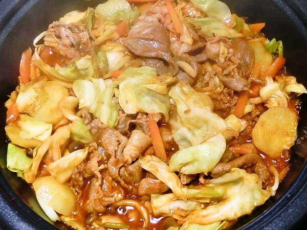 豚こま肉のタッカルビ風