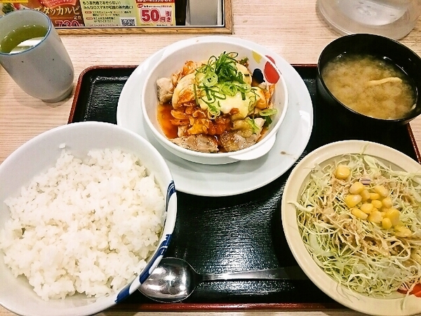 チーズタッカルビ定食(松屋)