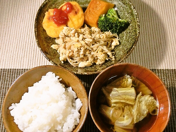 今日の晩ごはん