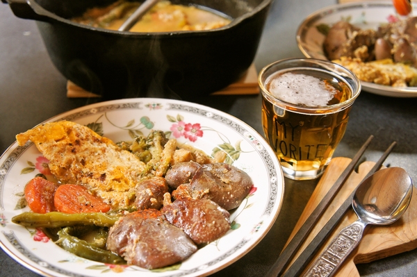 ダッチオーブンでおゆうはん