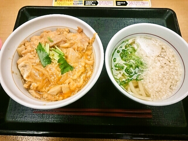 ランチセット(なか卯)