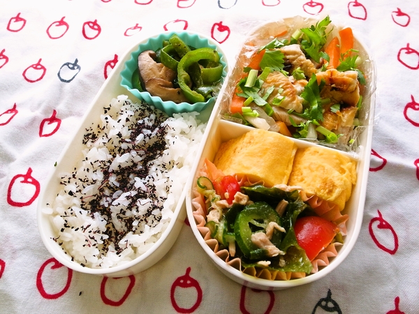 鶏肉と大根なますのベトナム風弁当