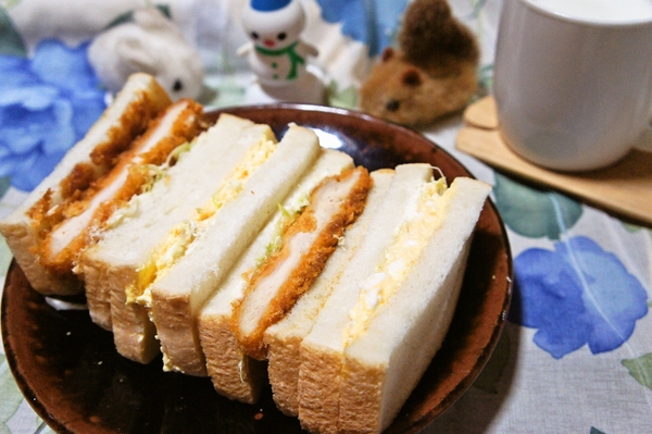 たまごサンド＆チキンカツサンド