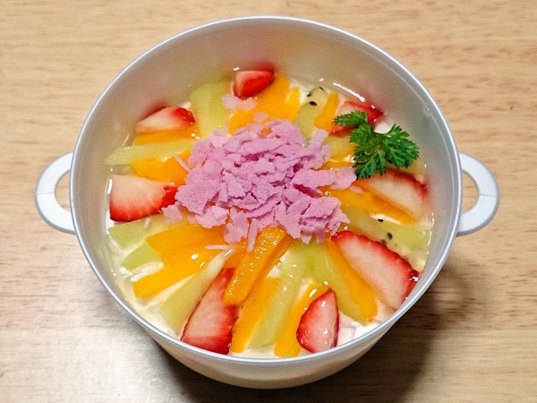 パステルさん＠福知山市のドンプリ（丼プリン）「ちらし寿司風」