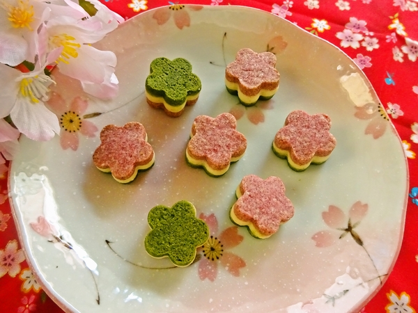 三色クッキー♪
