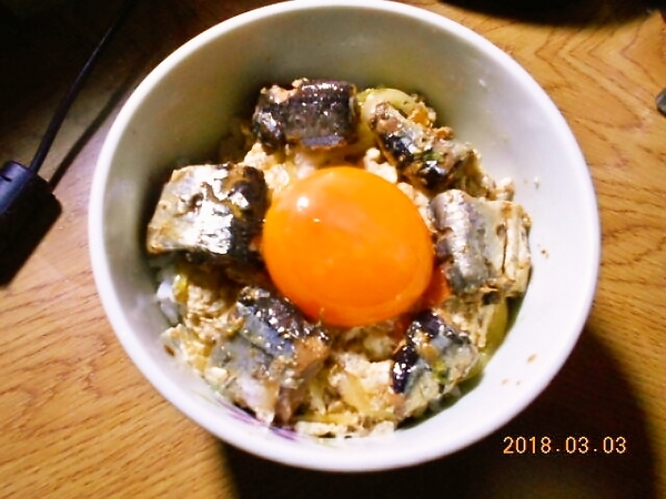 【簡単5分｜電子レンジde秋刀魚丼】